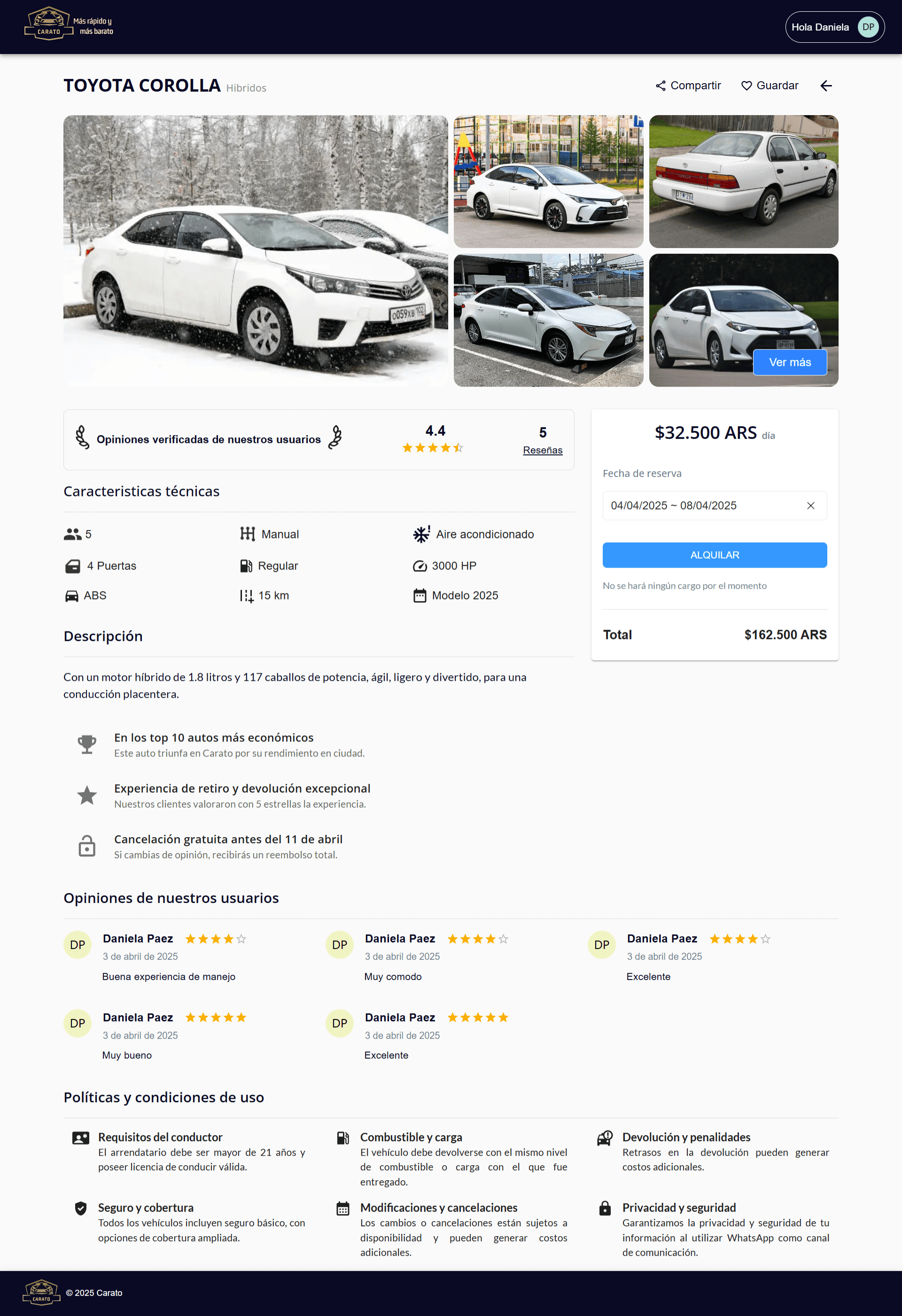 Carato Website